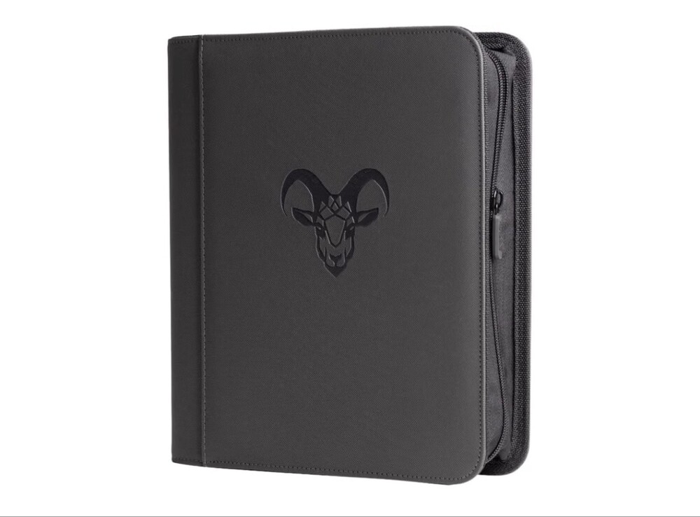 Goat Armor Toploader Binder Holds 252 Standard 3x4 Toploaders Zippered